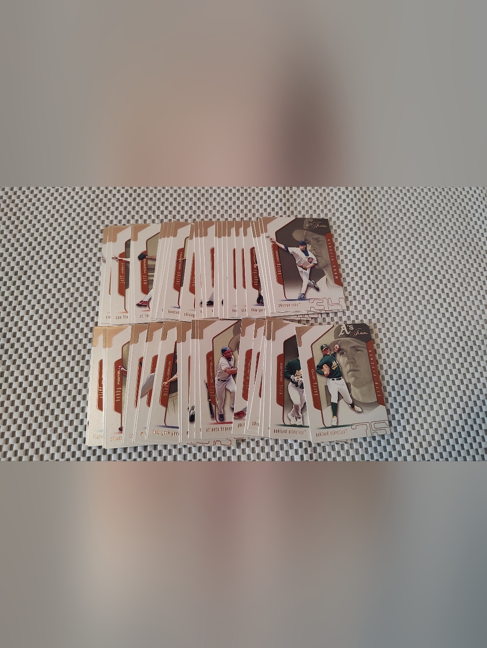 50 Baseball Trading Cards 2002 Selling as a set As shown Smoke/pet free